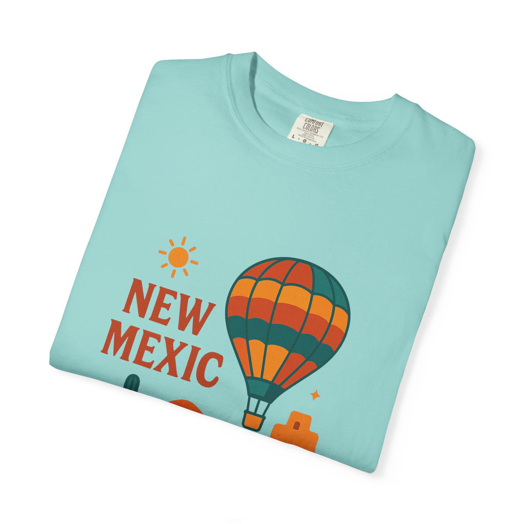 New Mexico Hot Air Balloon T-Shirt, Casual Tee, Travel Apparel, Gift for Adventurers, Summer Outfit, Vacation Shirt