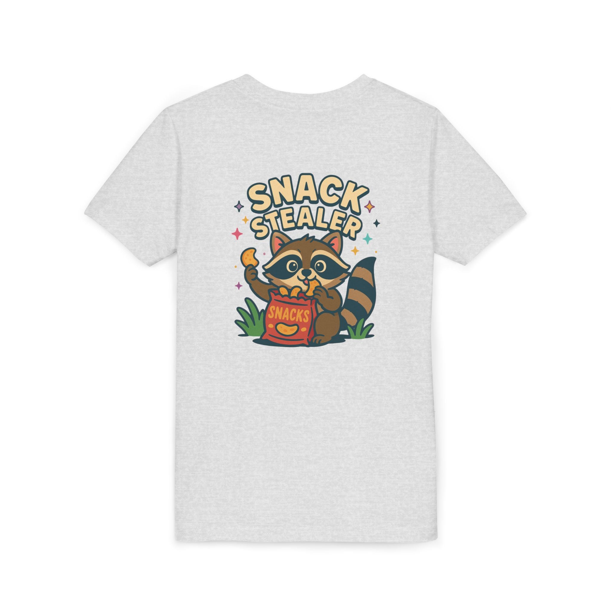 Raccoon Youth Tee featuring 'Snack Stealer' Raccoon Design