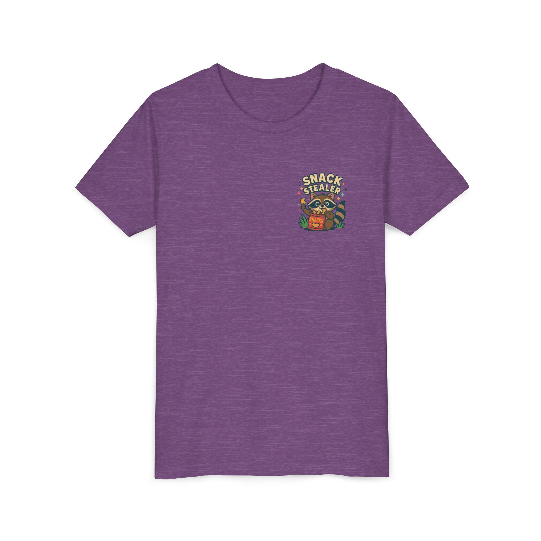 Raccoon Youth Tee featuring 'Snack Stealer' Raccoon Design