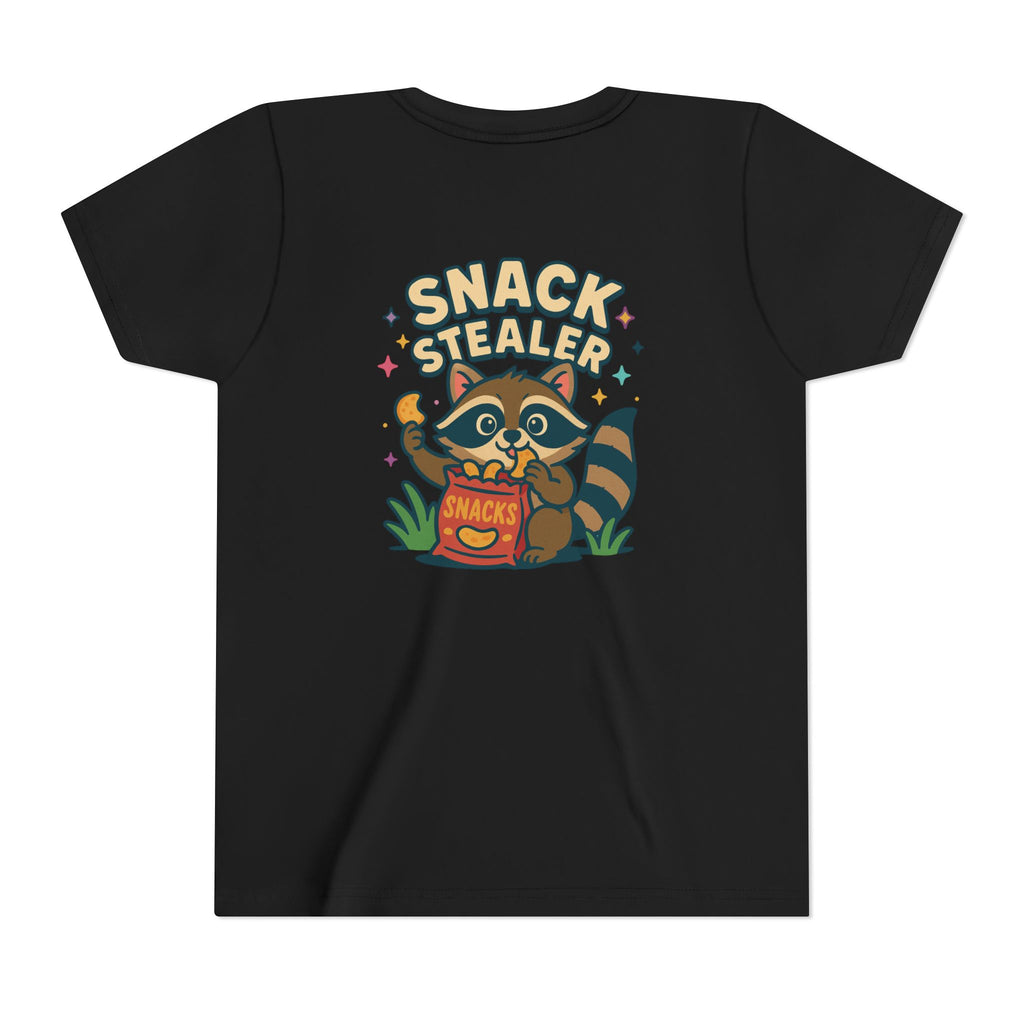 Raccoon Youth Tee featuring 'Snack Stealer' Raccoon Design