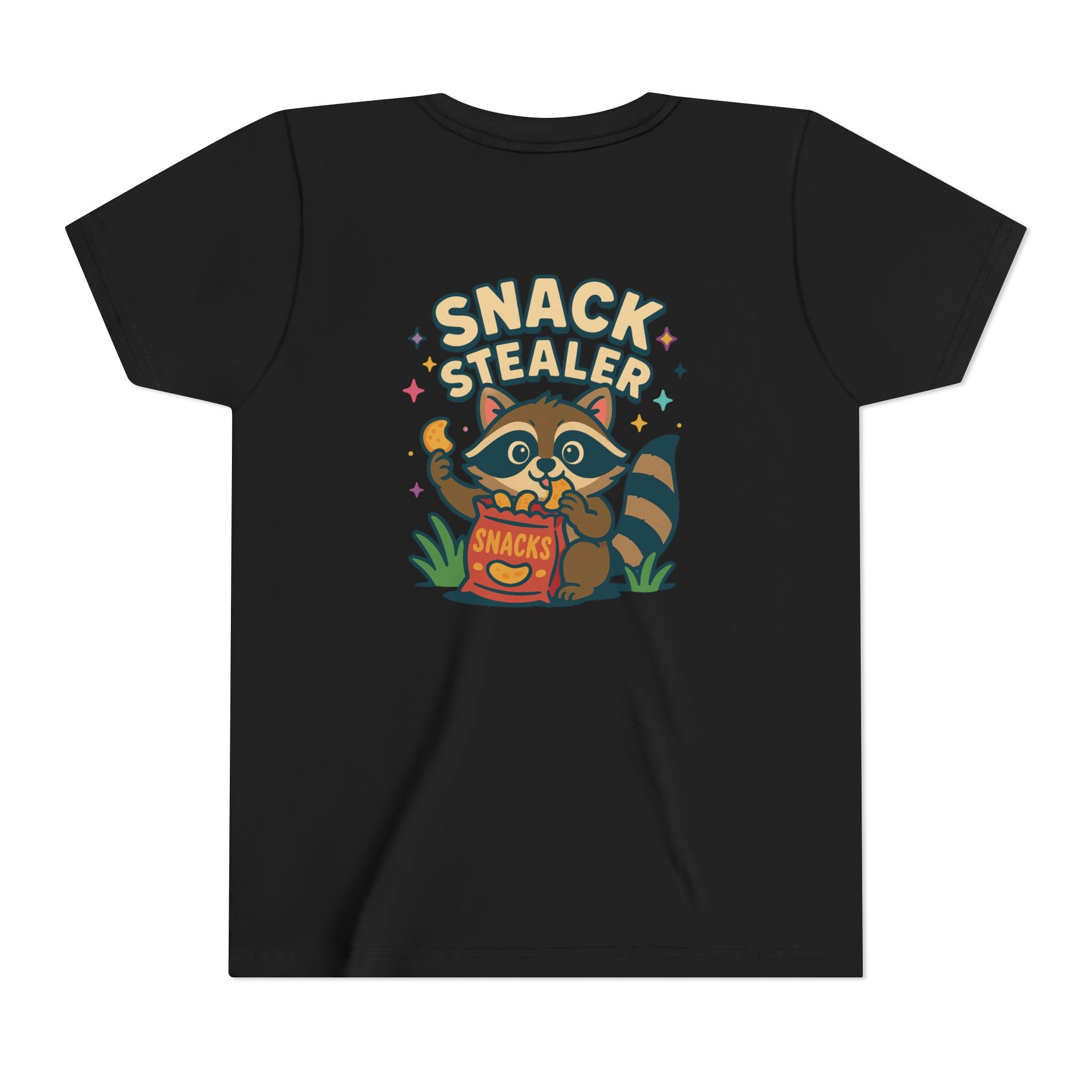 Raccoon Youth Tee featuring 'Snack Stealer' Raccoon Design