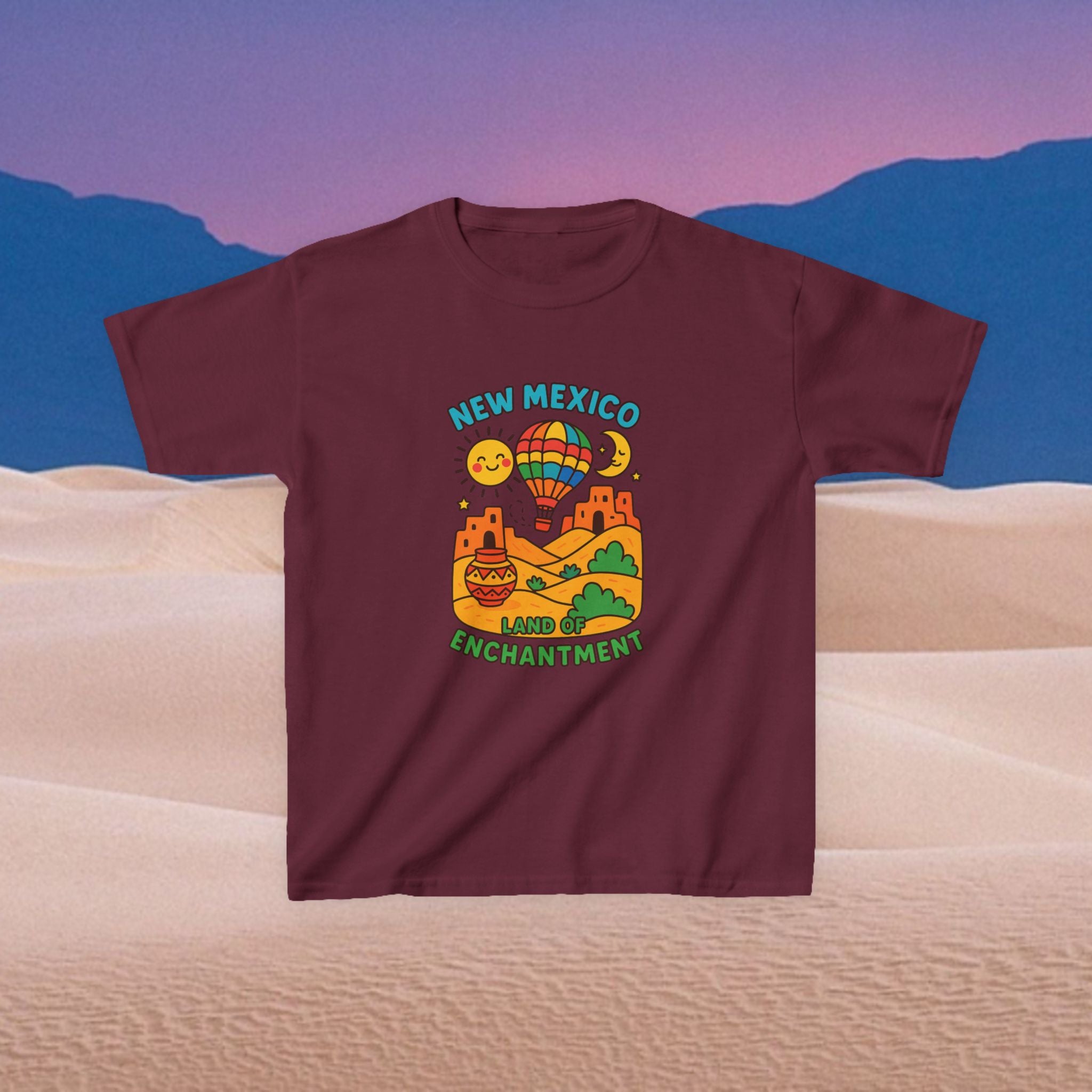 New Mexico Kids Tee, Fun Kids T-Shirt, Adventure Shirt for Children