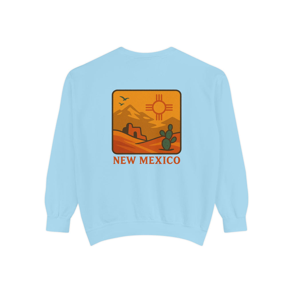 Desert Dreamers Unisex Sweatshirt - New Mexico Vibes, Travel Gift, Cozy Apparel, Cactus Chic, Retro Southwest Style
