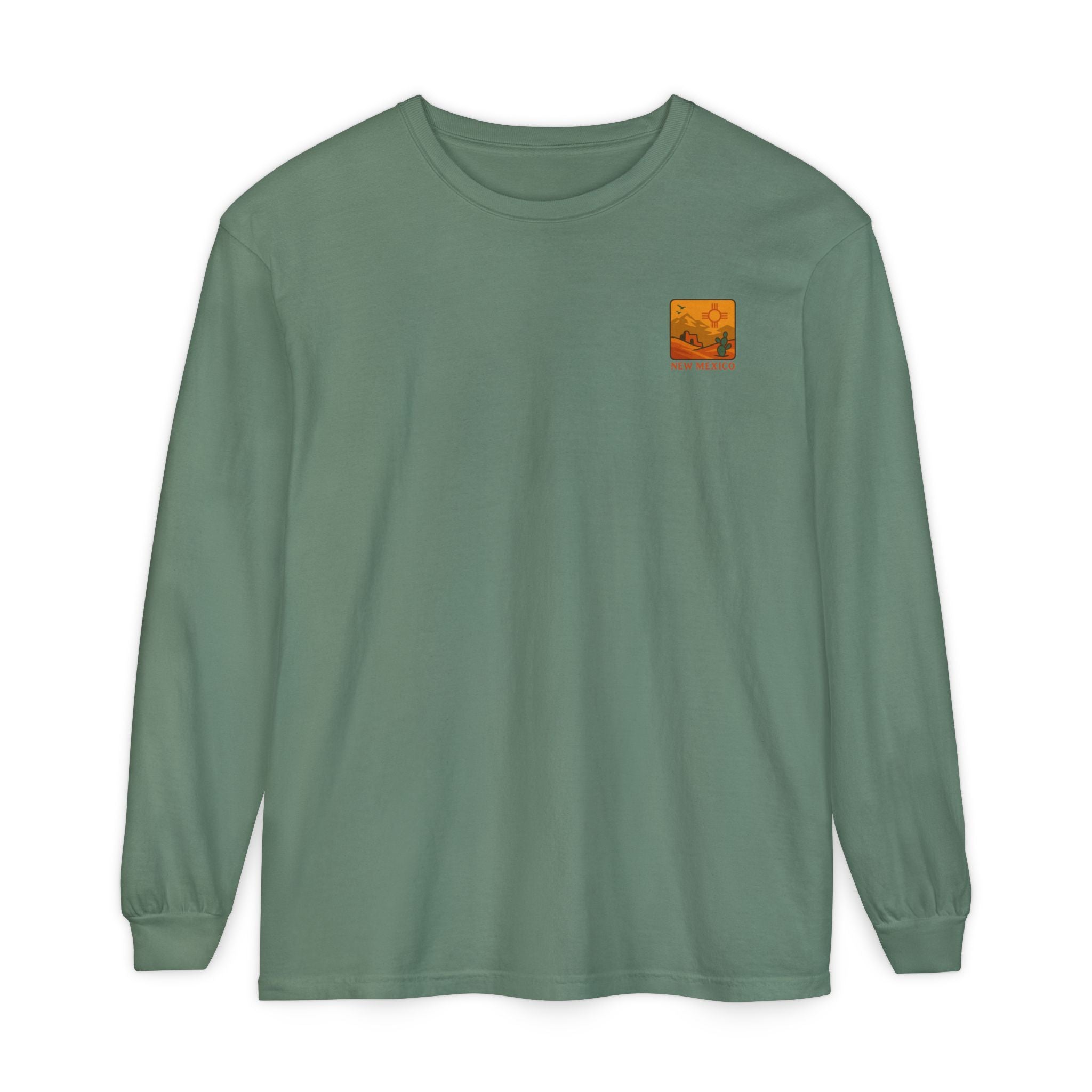 New Mexico Graphic Long Sleeve T-Shirt | Desert Vibes Tee, Unisex Apparel, Travel Souvenir, Gift for Nature Lovers, Southwest Style