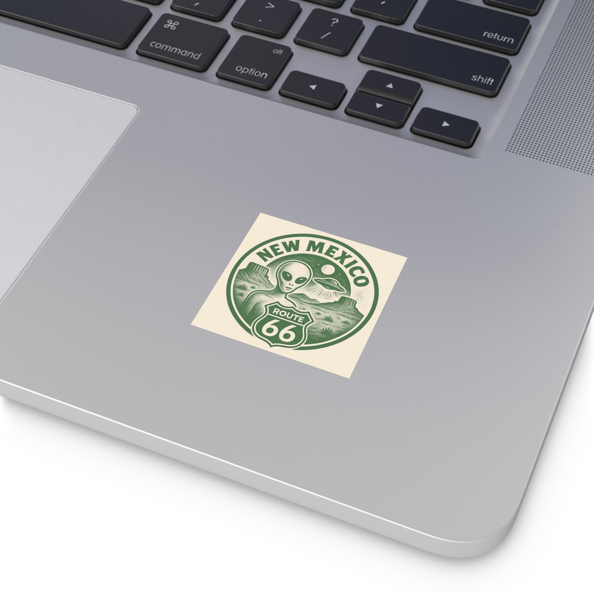 New Mexcio, Retro Alien Route 66 Stickers, Aesthetic Vinyl Decals, Cool Car Accessories, Travel Gifts, New Mexico Decor