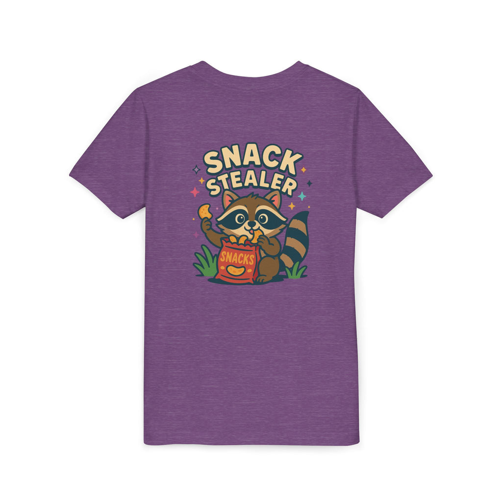 Raccoon Youth Tee featuring 'Snack Stealer' Raccoon Design