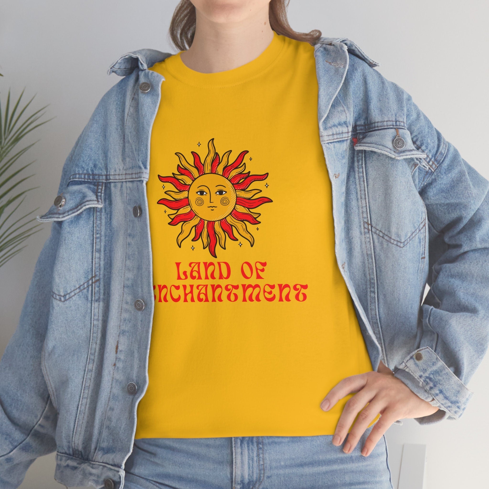 New Mexico land of enchantment Unisex Heavy Cotton Tee