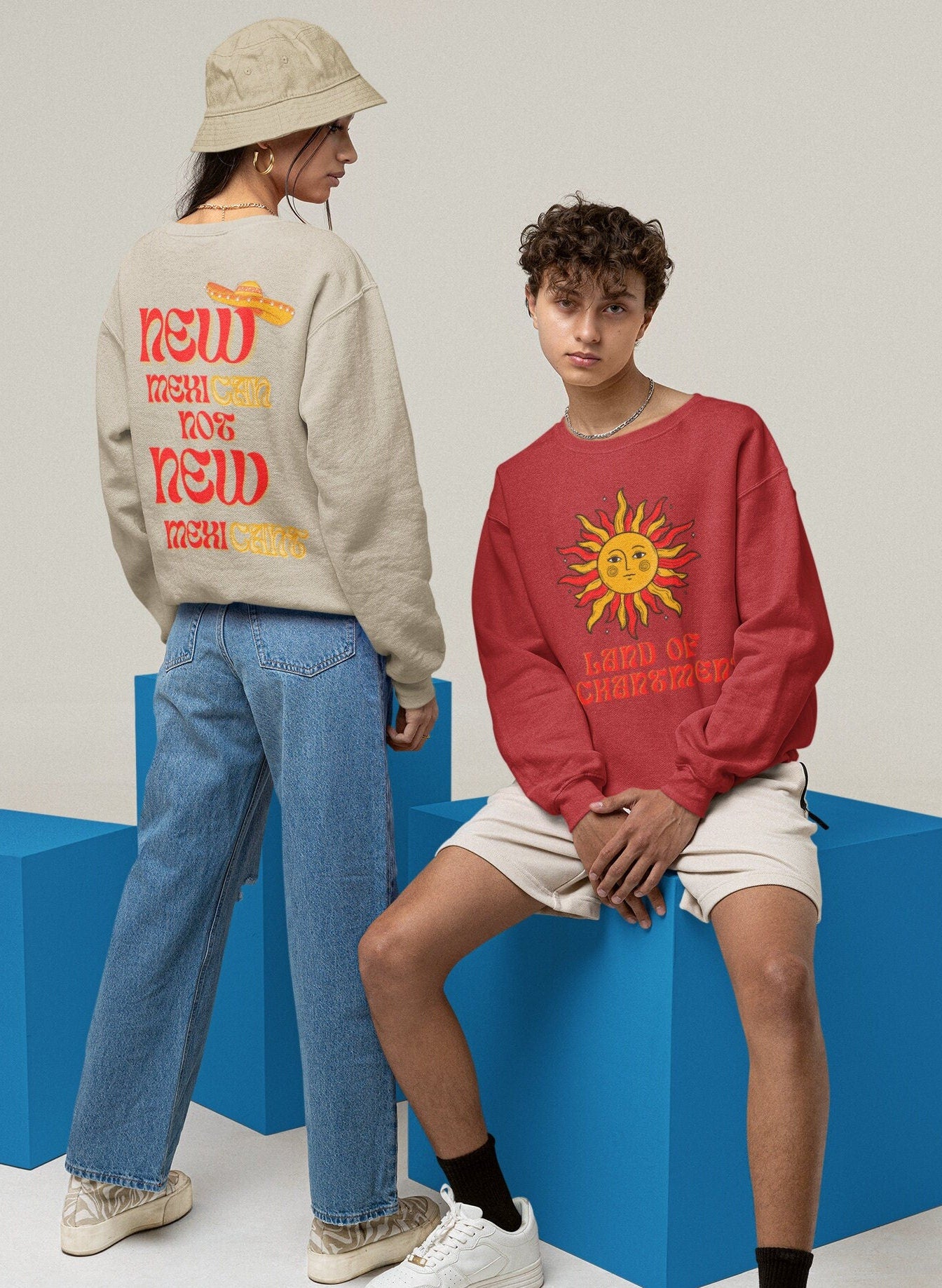 New Mexico Unisex NuBlend® Crewneck Sweatshirt