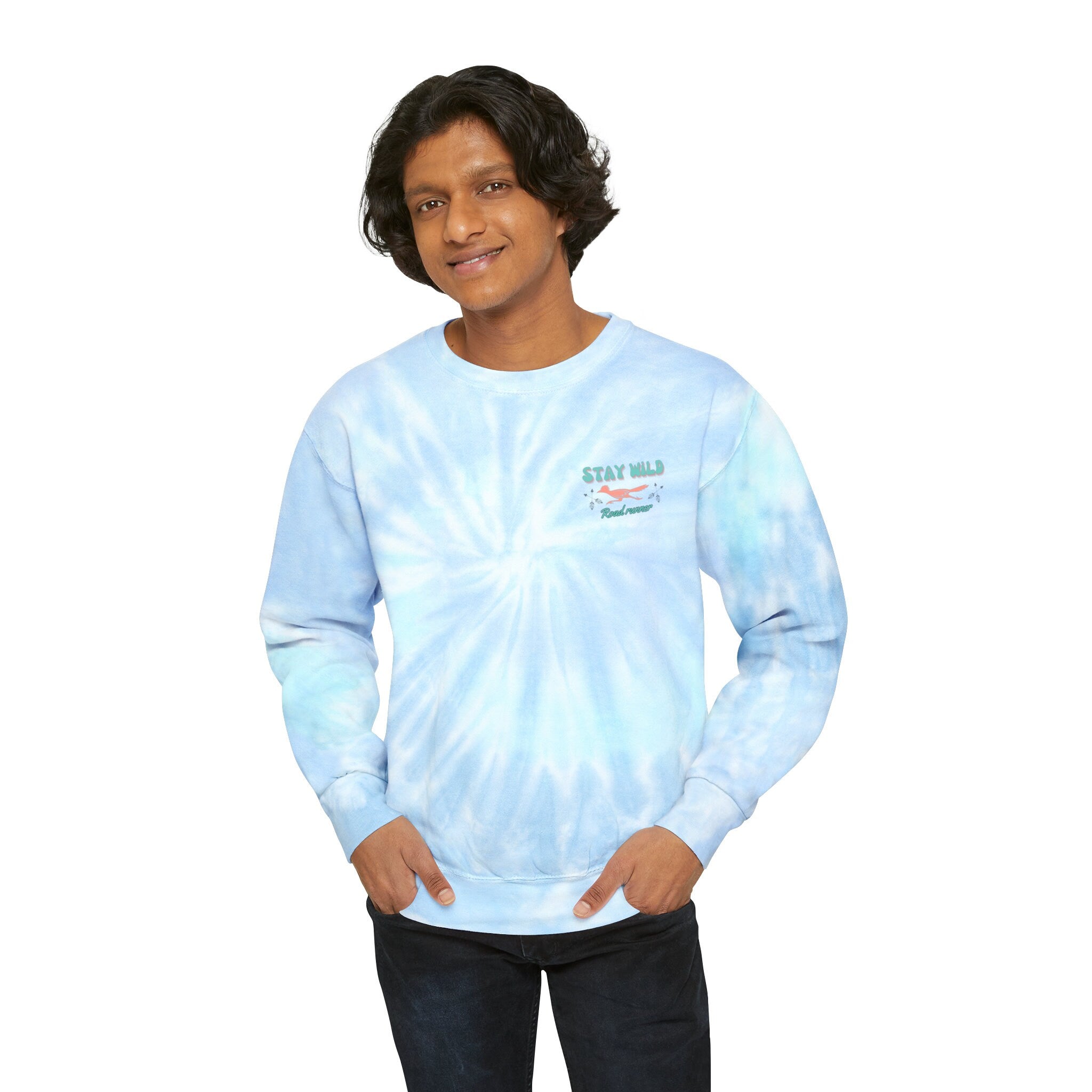 Wild and Free Unisex Tie-Dye Sweatshirt