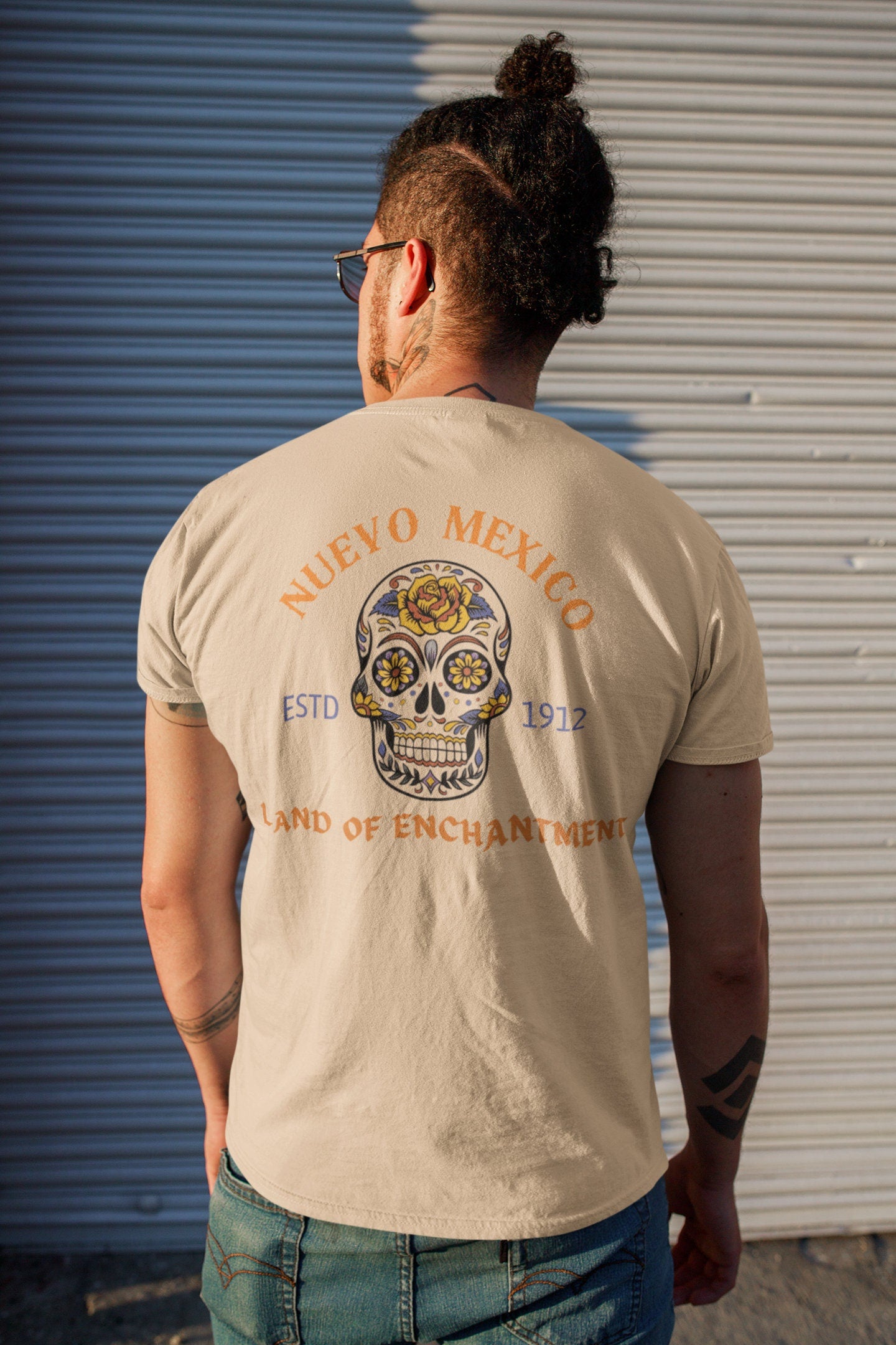 New Mexico skull shirt