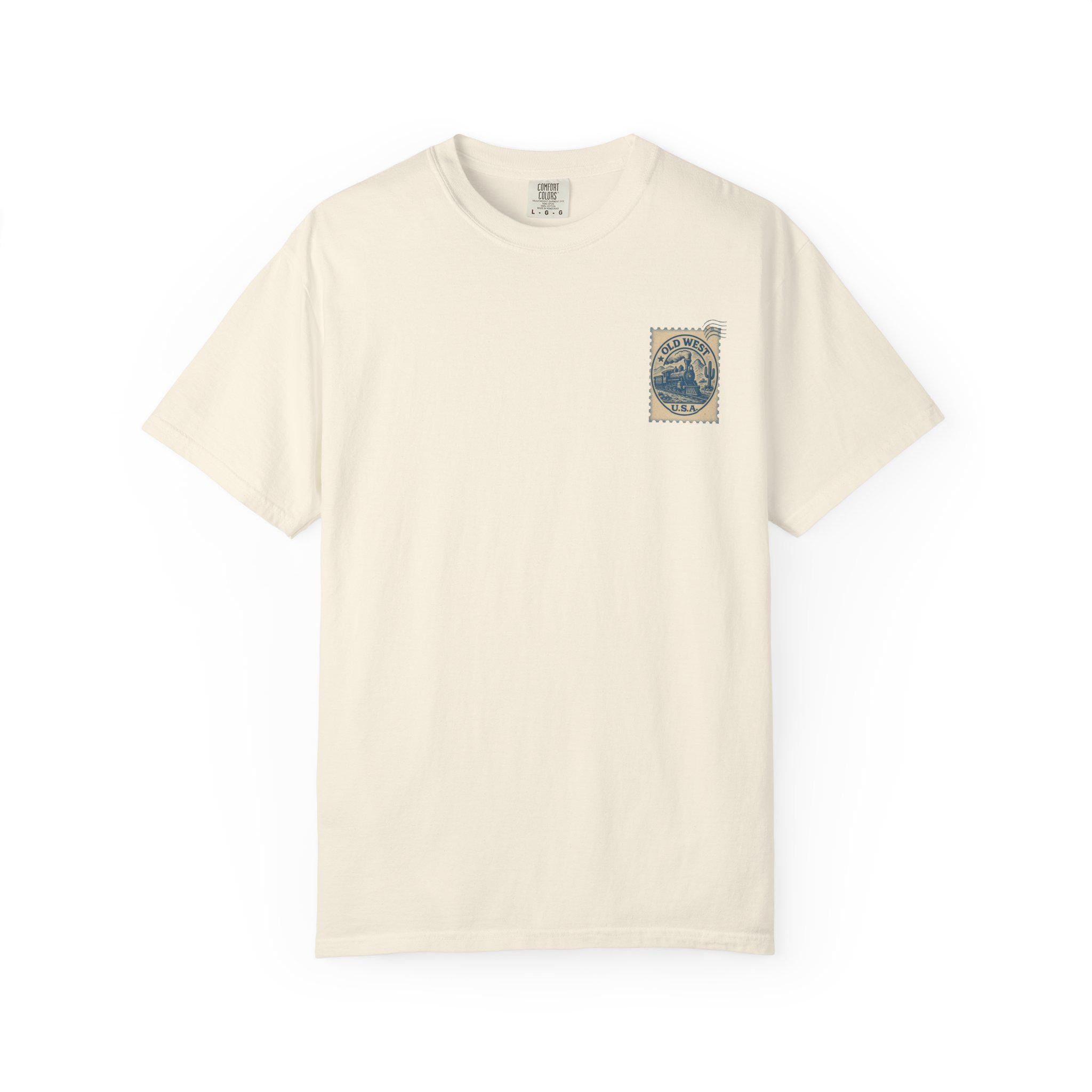 Vintage Old West Graphic Tee, Unisex Retro T-Shirt, Train Lover Gift, Western Style Shirt, Travel Themed Apparel, Adventure Wear