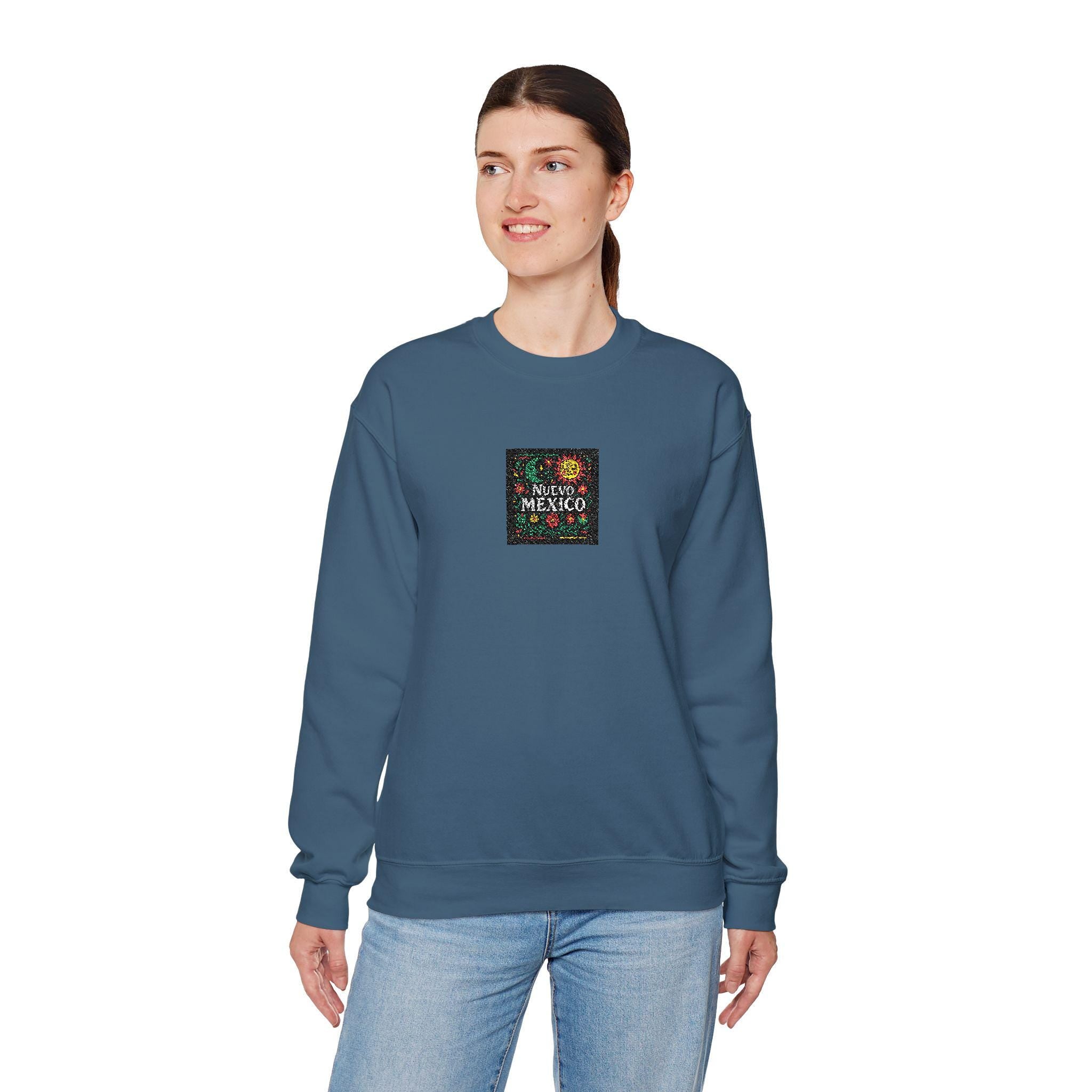 New Mexcio embroidered Unisex Heavy Blend™ Crewneck Sweatshirt