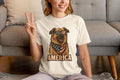 America T-Shirt, Dog Tee, USA Dog shirt