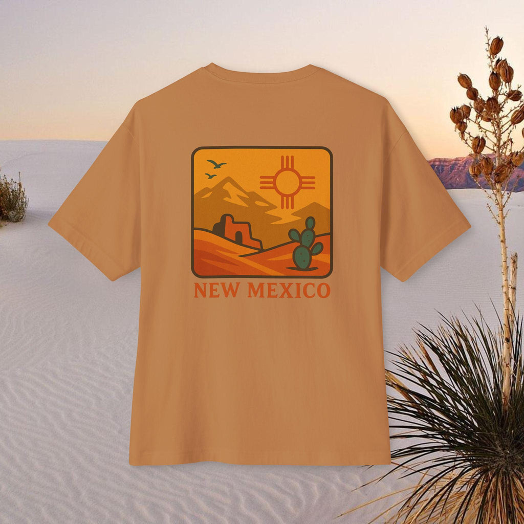 Oversized Boxy Tee, New Mexico Graphic T-Shirt